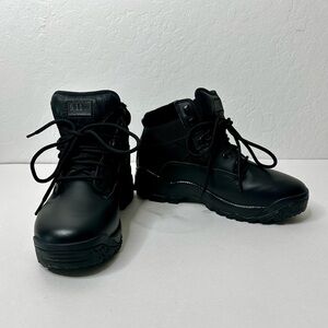 5.11 ATAC Tactical‎ Series Low Rise Boot Black Leather Mens Size 10 Style 12002